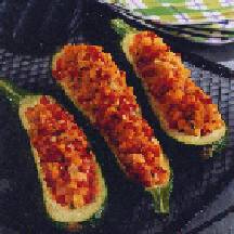 Grilled Beany Zucchini