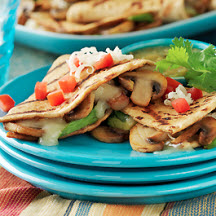 Grilled Mushroom Quesadillas