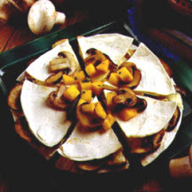 Mushroom and Cheese Quesadillas with Mango Salsa