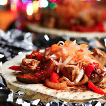 Szechuan Veggie Tacos