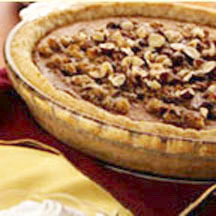 Candied Hazelnut Pumpkin Pie