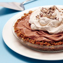 Malted Ice Cream Pie with Waffle Cone Crust