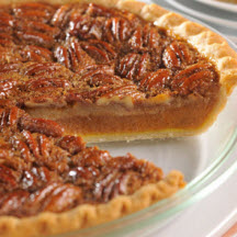 Pumpkin Pecan Pie