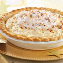 Toasted Coconut Custard Pie