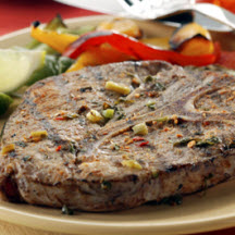 Blade Steak Marinated with Jalapeño and Cilantro