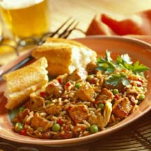 Cajun Pork Paella