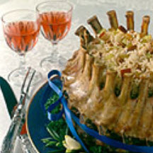 View recipe for Crown Roast of Pork with Rice d'Orange. Crown Roast of Pork with Rice d'Orange