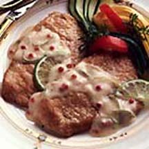 Pork Scaloppine in Lime Sauce