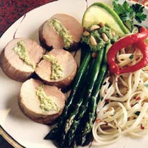 Pork Tenderloin with Cilantro-Lime Pesto