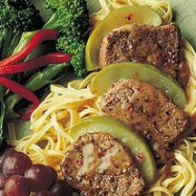 Pork Tenders with Green Apples 'N Peppercorns