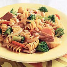 Rotini with Pork and Broccoli