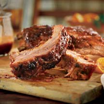 Saucy Chili-Orange Pork Back Ribs
