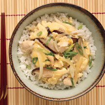 Asian Chicken and Egg Rice Bowl