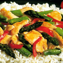 Asparagus Chicken Stir-Fry.