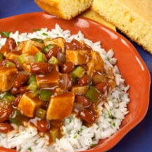 Cajun Style Red Beans and Rice with Turkey