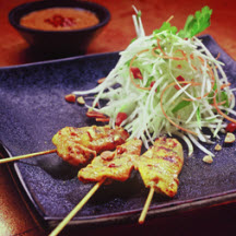 Chicken Satay with Peanut Sauce