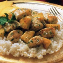 Chicken Sauté with Pineapple and Lemongrass