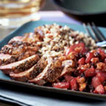 Duck Breast with Tahitian Pomegranate Chutney