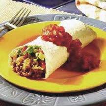 Garlic Chicken Burritos