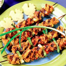 Grilled Ginger Chicken Kebabs