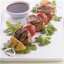 Honey Barbecue Turkey Kabobs