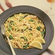 Lemon Turkey Stir-Fry and Pasta