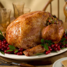 Roast Turkey with Cranberry Orange Glaze
