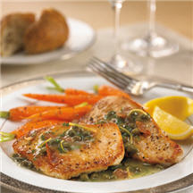Turkey Cutlets Piccata
