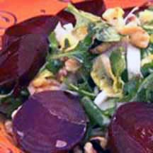 Beet and Arugula Walnut Salad