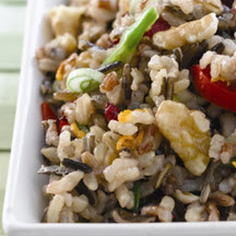 Brown & Wild Rice, California Walnuts and Dried Cranberry Salad