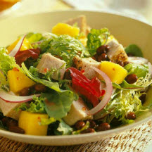 Caribbean Pork and Mango Salad