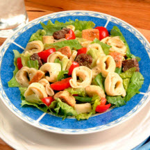 View the recipe Cheese Tortellini Caesar Salad. Cheese Tortellini Caesar Salad