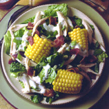 Chicken and Corn on the Cob Salad