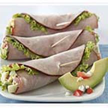 Cobb Salad Ham Roll-Ups