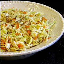 Coleslaw with Toasted Almonds