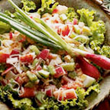 Crab Salad with Swiss Cheese