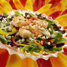 Feta and Shrimp Cool Summer Salad