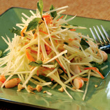 Green Papaya Salad with Shrimp and Peanuts
