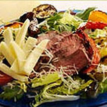 Grilled Vegetable and Beef Salad with Havarti