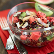 Lemony Quinoa and Watermelon Salad