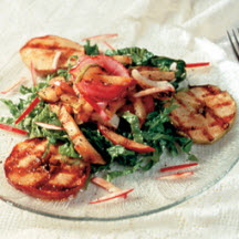 Marinated and Grilled Apple and Red Onion Salad