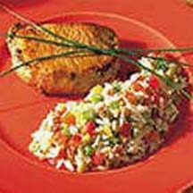 Nutty Rice and Chile Salad