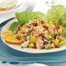 Orange Crab Salad