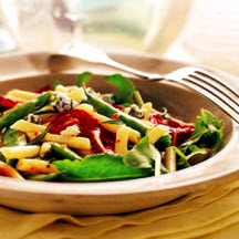 View the recipe Penne Salad with Italian Green Beans with Gorgonzola. Penne Salad with Italian Green Beans with Gorgonzola