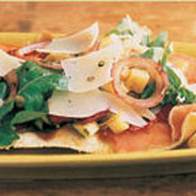 Pizza Salad with Pepato Cheese