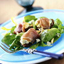 Prosciutto-Wrapped Figs with Blue Cheese