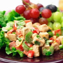 healthy chicken salad sandwich recipe no mayo
 on ... onions are the backdrop for this Southwestern-style chicken salad