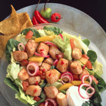 Stir-Fried Southwestern Pork Salad