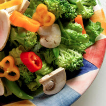 Summer Greens with Kiwi Champagne Vinaigrette