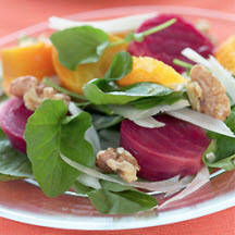 View the recipe Tangy Roasted Beet and Walnut Salad. Tangy Roasted Beet and Walnut Salad